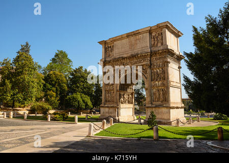The Arch of Trajan in Benevento (Italy) Stock Photo
