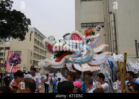 tin hau or mazu birthday festival in yuen long, hong kong Stock Photo