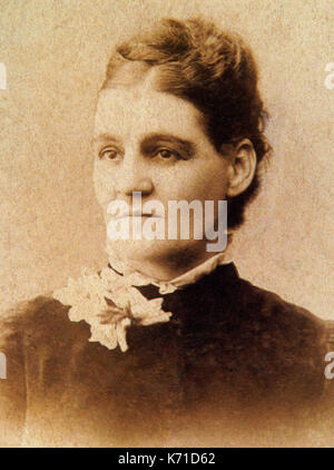 Portrait of Henry Lawson's Mother Louisa Lawson (1848 - 1920) Stock Photo