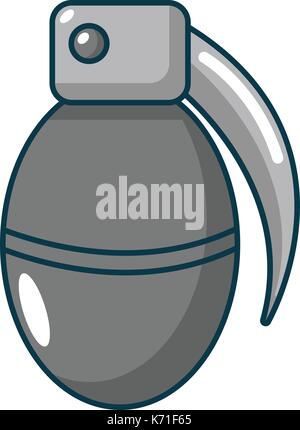 Hand paintball grenade icon white Stock Vector Image & Art - Alamy