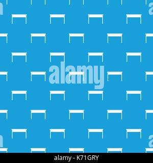 Desk pattern seamless blue Stock Vector