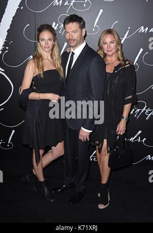 New York, NY, USA. 13th Sep, 2017. Sarah Kate Connick, Harry Connick Jr., Jill Goodacre Connick at arrivals for MOTHER! Premiere, Radio City Music Hall, New York, NY September 13, 2017. Credit: Derek Storm/Everett Collection/Alamy Live News Stock Photo