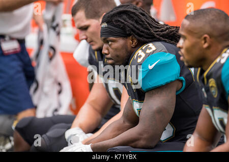 Jacksonville Jaguars running back Chris Rodriguez Jr. (24) runs with ...