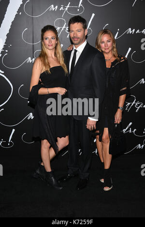 New York, USA. 13th Sep, 2017. 'Mother!' film premiere in New York. Harry Connick Jr., Jill Goodacre and daughter Credit: Erik Pendzich/Alamy Live News Stock Photo