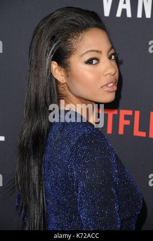 Los Angeles, California, USA. 14th Sep, 2017. Camille Hyde at arrivals for NETFLIX'S AMERICAN VANDAL Premiere, ArcLight Hollywood, Los Angeles, CA September 14, 2017. Credit: Dee Cercone/Everett Collection/Alamy Live News Stock Photo