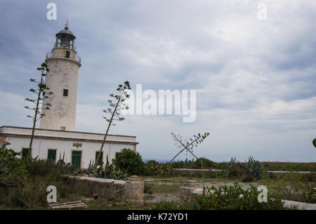 Lighthouse of la mola mountain, Formentera Stock Photo
