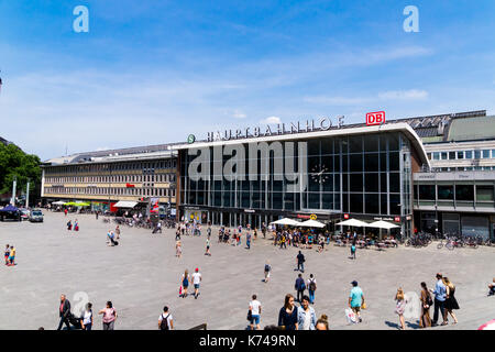 Cologne, Germany - July, 7th 2017: Cologne Main Station Stock Photo