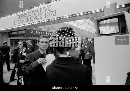 Conservative Party Conference Blackpool Winter Gardens 1973 UK 1970s England HOMER SYKES Stock Photo