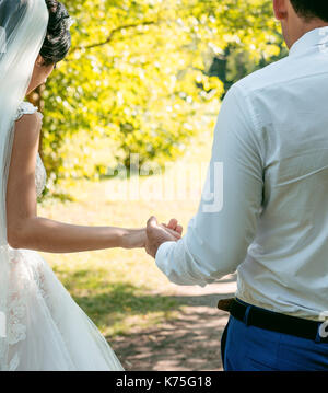 delicate wedding atmosphere Stock Photo