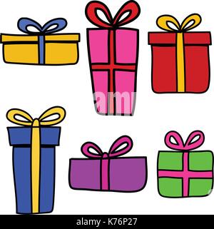 gift boxes Stock Vector