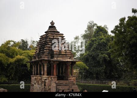 Varaha temple, Western Group of temples, Khajuraho, Madhya Pradesh, India Stock Photo