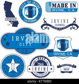 Orange County California Map Stock Vector Image & Art - Alamy