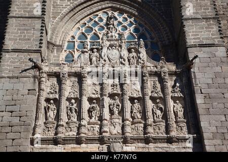 Spain, Castilla y Leon Region, Avila Province, Avila, Avila Cathedral Stock Photo