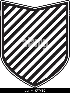 coat of arms monochrome and striped Stock Vector Image & Art - Alamy