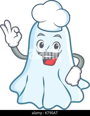 Cute chef boy cartoon blue lines Stock Vector Image & Art - Alamy