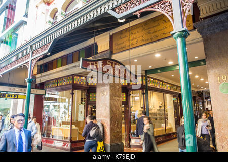 The Strand arcade shopping area in Sydney Pitt street,New South Wales,Australia Stock Photo