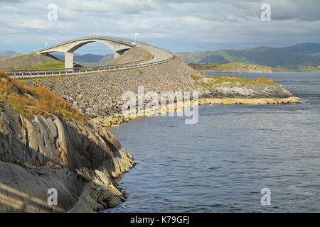 Atlantic road, Norway (Atlanterhavsvegen) Stock Photo