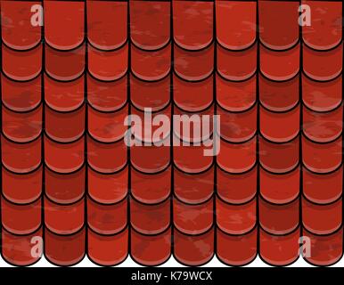 roof tiles texture beautiful banner wallpaper design illustration Stock Vector