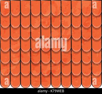 roof tiles texture beautiful banner wallpaper design illustration Stock Vector