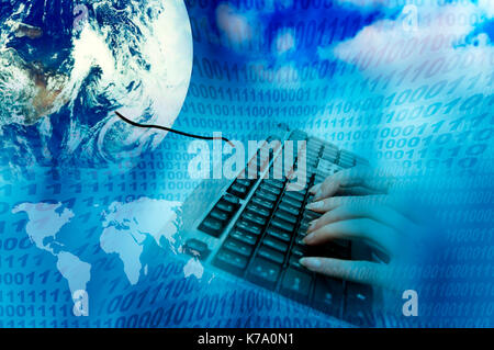 internet and connectivity concept Stock Photo