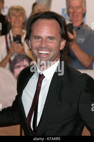 Toronto, Canada. 15th Sep, 2017. Walton Goggins attends the premiere of 'Three Christs' during the 42nd Toronto International Film Festival, tiff, at Roy Thomson Hall in Toronto, Canada, on 14 September 2017. - NO WIRE SERVICE - Photo: Hubert Boesl//dpa/Alamy Live News Stock Photo