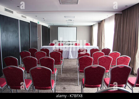 Empty conference room Stock Photo