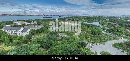 Aerial view of Xiamen Garden Expo Garden