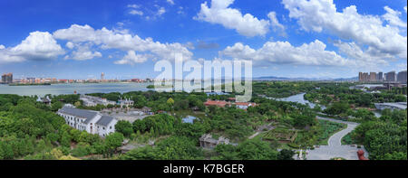 Aerial view of Xiamen Garden Expo Garden
