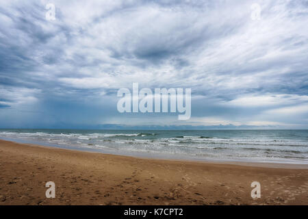 Chao Lao Beach,The Beach in Chanthaburi province,Thailand's famous attractions. Stock Photo