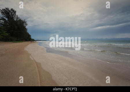 Chao Lao Beach,The Beach in Chanthaburi province,Thailand's famous attractions. Stock Photo