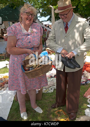 Firle Vintage Fair in Sussex, England Stock Photo