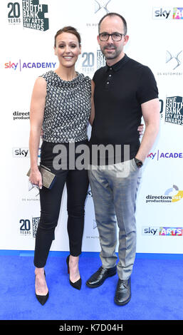 Photo Must Be Credited ©Alpha Press 079965 05/06/2016 Suranne Jones and husband Laurence Akers South Bank Sky Arts Awards 2016 The Savoy London Stock Photo