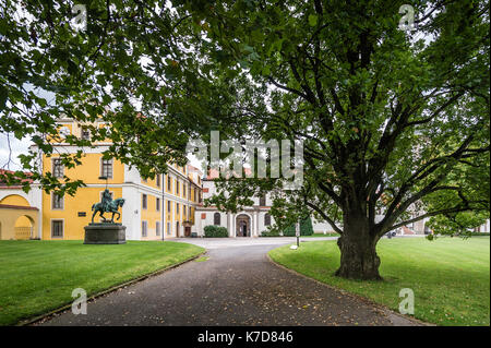 Zbraslav, Czech Republic- July 23, 2017: Chateau park in Zbraslav, Prague Stock Photo