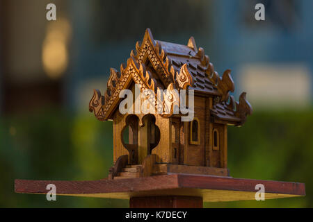 Asian Birdhouse Stock Photo