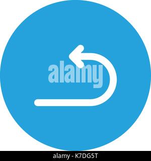 rewind icon Stock Vector