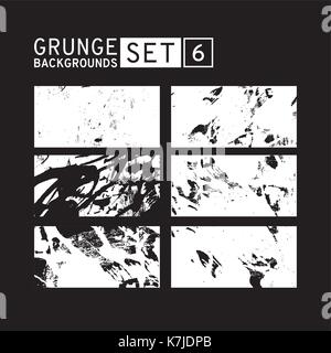 Grunge black and white texture Stock Vector