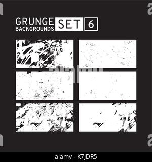 Grunge black and white texture Stock Vector