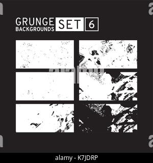 Grunge black and white texture Stock Vector