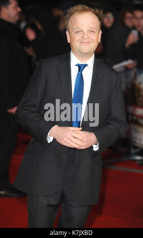 Photo Must Be Credited ©Kate Green/Alpha Press 079965 26/01/2016 Toby Jones Dads Army World Premiere Odeon Leicester Square London Stock Photo