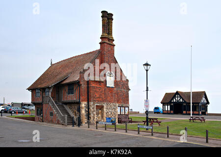 The 16th century Moot Hall in Aldeburgh Suffolk UK Stock Photo