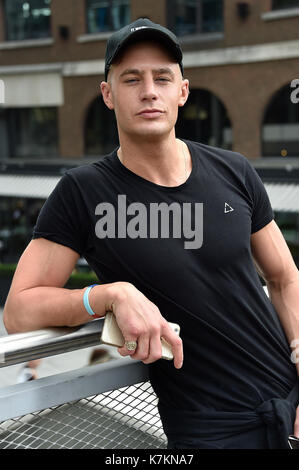 Cast of Geordie Shore series 15 take the Shag Pad on Tour to celebrate the launch of series 15  Featuring: Scotty T Where: London, United Kingdom When: 16 Aug 2017 Credit: Alan West/WENN.com Stock Photo