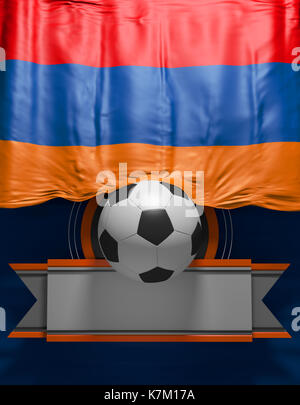 Flag Armenia Render, Armenian 3D Flag (3D Render Stock Photo - Alamy