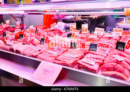 Meat counter - melbourne Stock Photo - Alamy