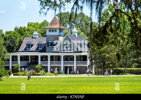 Charleston South Carolina,Magnolia Plantation & Gardens,historic house,antebellum,SC170514205 Stock Photo