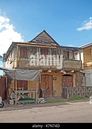 Dominica, Windward Island, Caribbean, West Indies, House Stock Photo