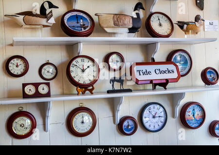 South Carolina,Georgetown,Lowcountry,historic district,Front Street,Maritime Museum,tide clocks,SC170516052 Stock Photo