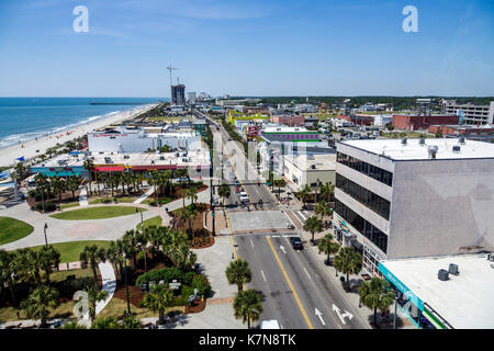 Aerial View Downtown Myrtle Beach, South Carolina Stock Photo - Alamy