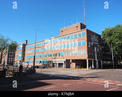 Elandsgracht 117, Marnixstraat 260-262, Hoofdbureau van politie Amsterdam foto 2 Stock Photo