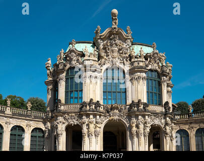 Wallpavillon, Zwinger, Dresden, Saxony, Germany Stock Photo