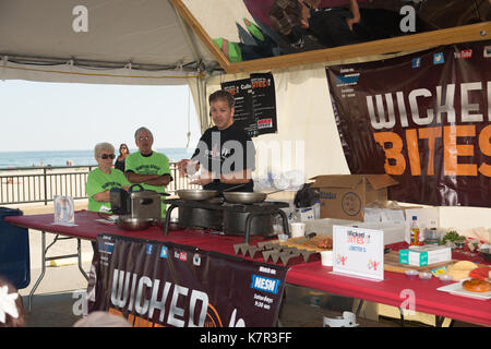 Hampton Beach Seafood Festival 2017 #hbsf17 Stock Photo